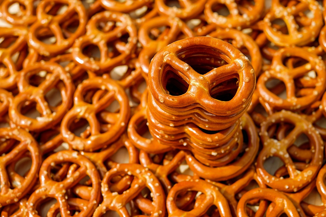 membuat pretzel